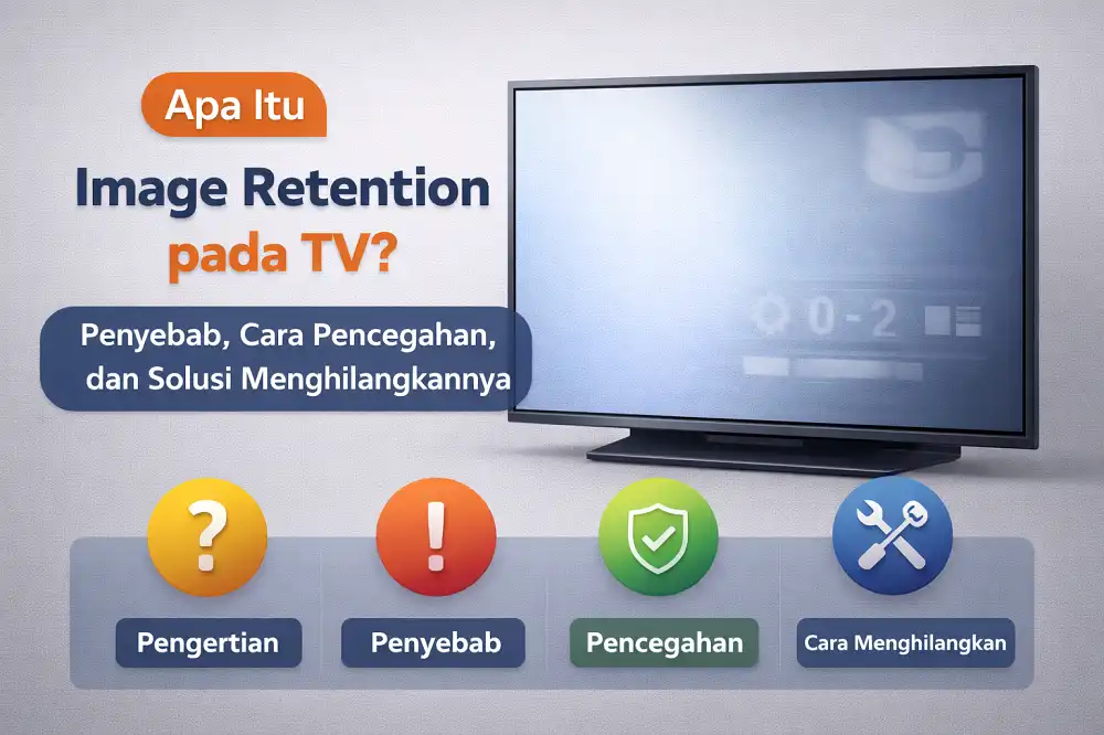 Image Retention Pada TV, Penyebab Dan Cara Menghilangkan