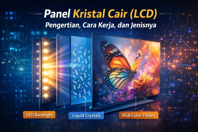 Panel Kristal Cair (LCD): Pengertian, Cara Kerja, dan Jenisnya