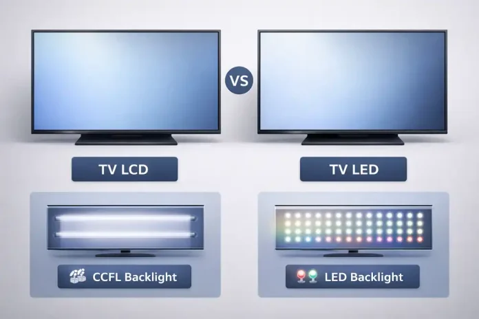 Perbedaan TV LCD dan TV LED Pembahasan Lengkap Berguna Untuk Pembaca