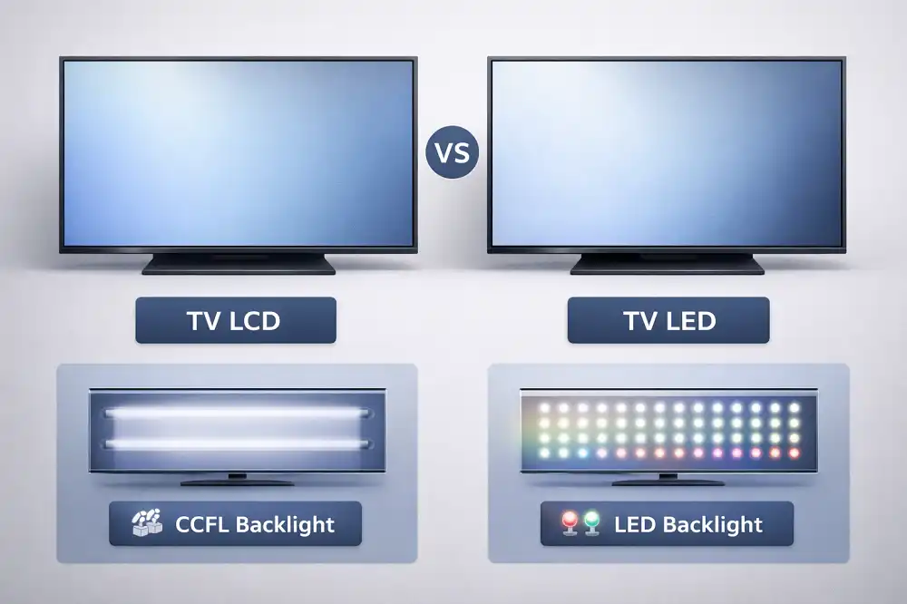 Perbedaan TV LCD dan TV LED Pembahasan Lengkap Berguna Untuk Pembaca