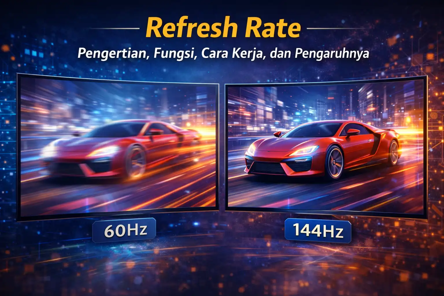 Refresh Rate: Pengertian, Fungsi, Cara Kerja, dan Pengaruhnya pada Kualitas Layar